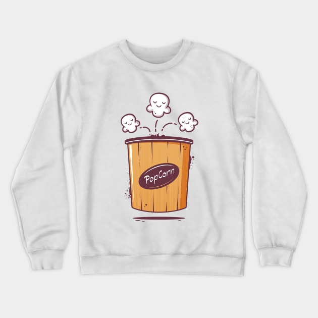 PopCorn Crewneck Sweatshirt by zoljo